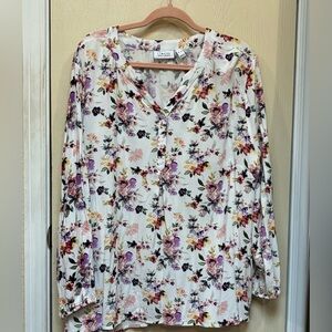 Denim&Co Floral Blouse